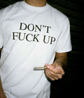 Don't F* Up oversized T-shirt, front view