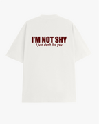 I'M NOT SHY oversized T-shirt, detail view 2