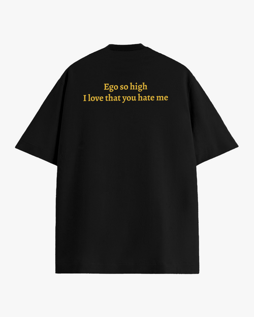 Hate me more oversized T-shirt, detail view 2