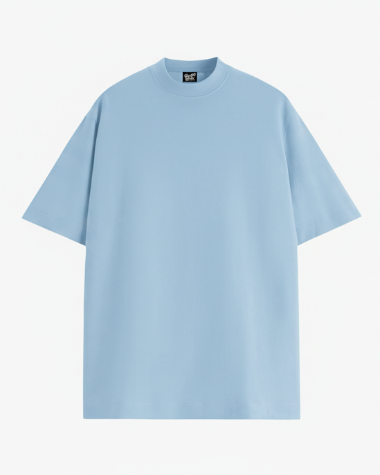 Essentials - Sky oversized T-shirt, front view