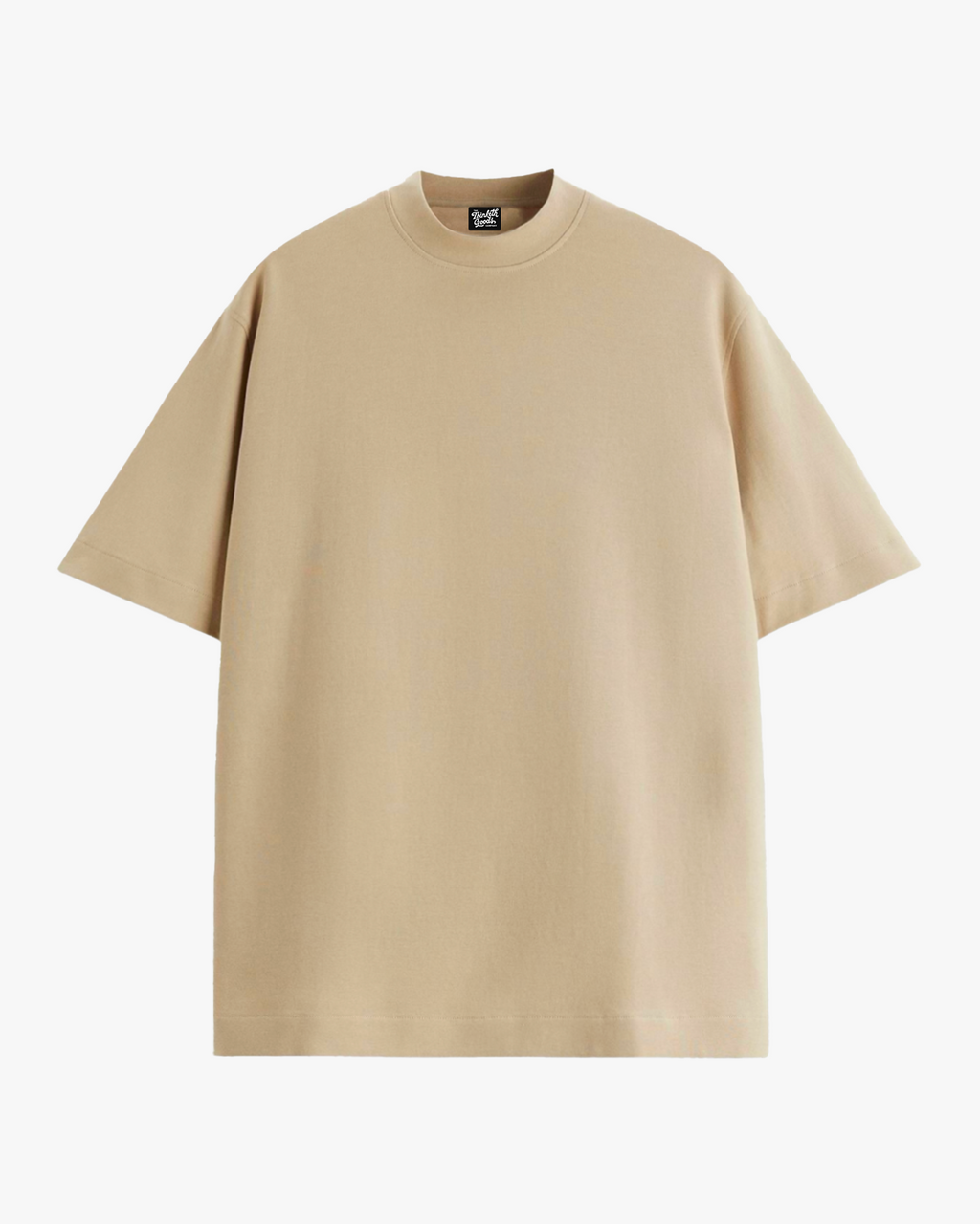 Essentials - Beige oversized T-shirt, front view
