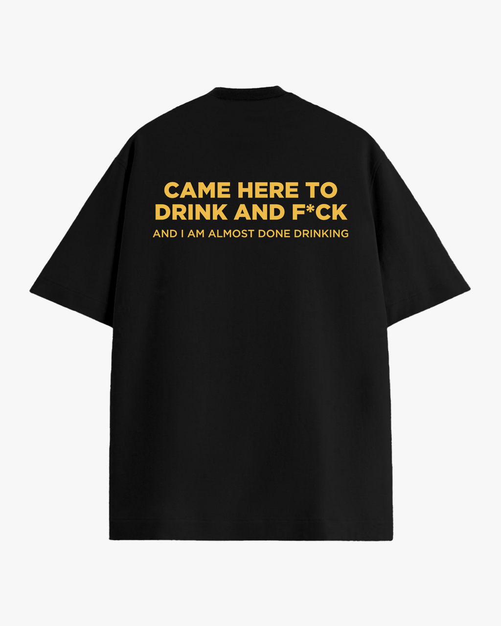 ALMOST DONE DRINKING oversized T-shirt, detail view 2