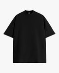 Essentials - Noir oversized T-shirt, front view