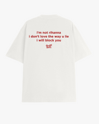 i dont love the way u lie oversized T-shirt, detail view 2