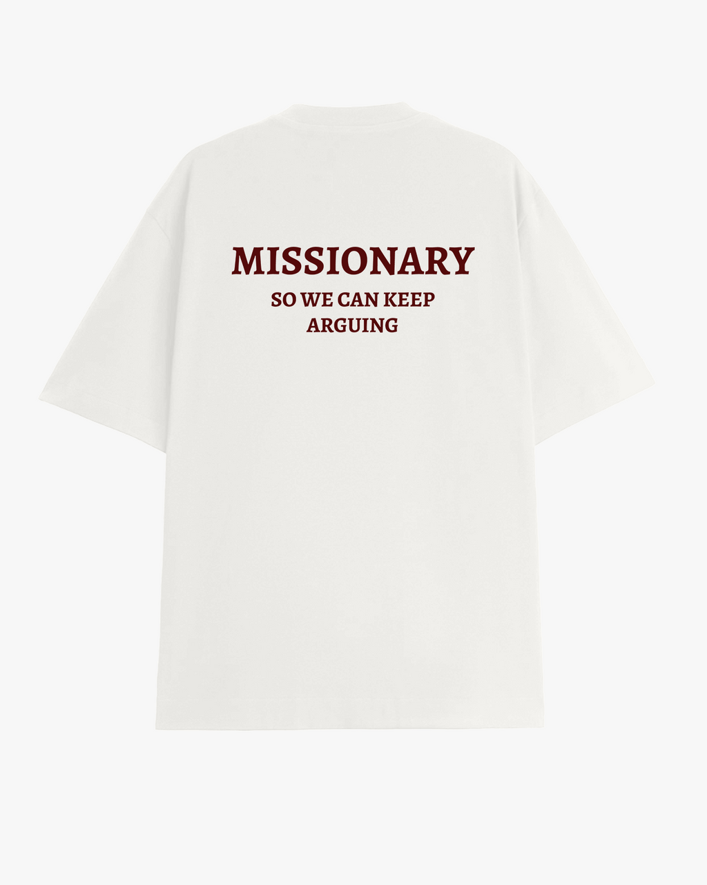 MISSIONARY oversized T-shirt, detail view 2