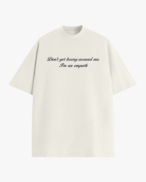 Empath Problems oversized T-shirt, detail view 2