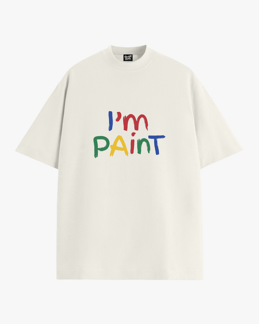 Finger Paint Tee Combo oversized T-shirt, detail view 3