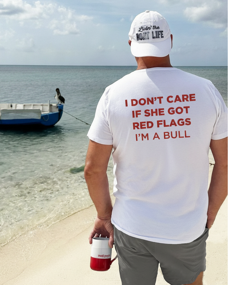 BULLISH BEHAVIOUR oversized T-shirt, front view