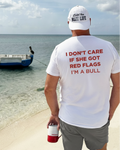 BULLISH BEHAVIOUR oversized T-shirt, front view
