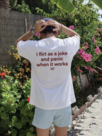 Accidental Rizz oversized T-shirt, front view