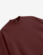 Essentials - Maroon oversized T-shirt, detail view 2