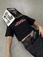 TOO BUSY FOR BULLSHIT. oversized T-shirt, front view