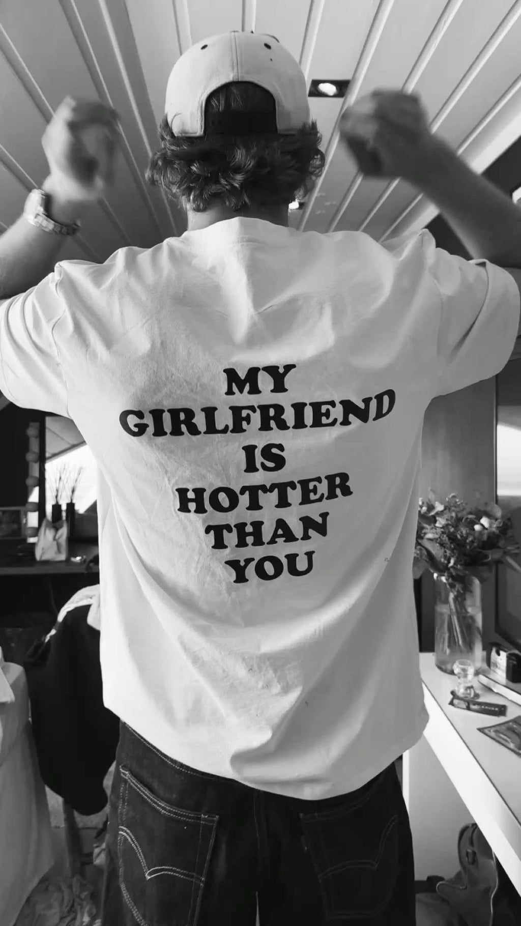 Better than yours oversized T-shirt, front view