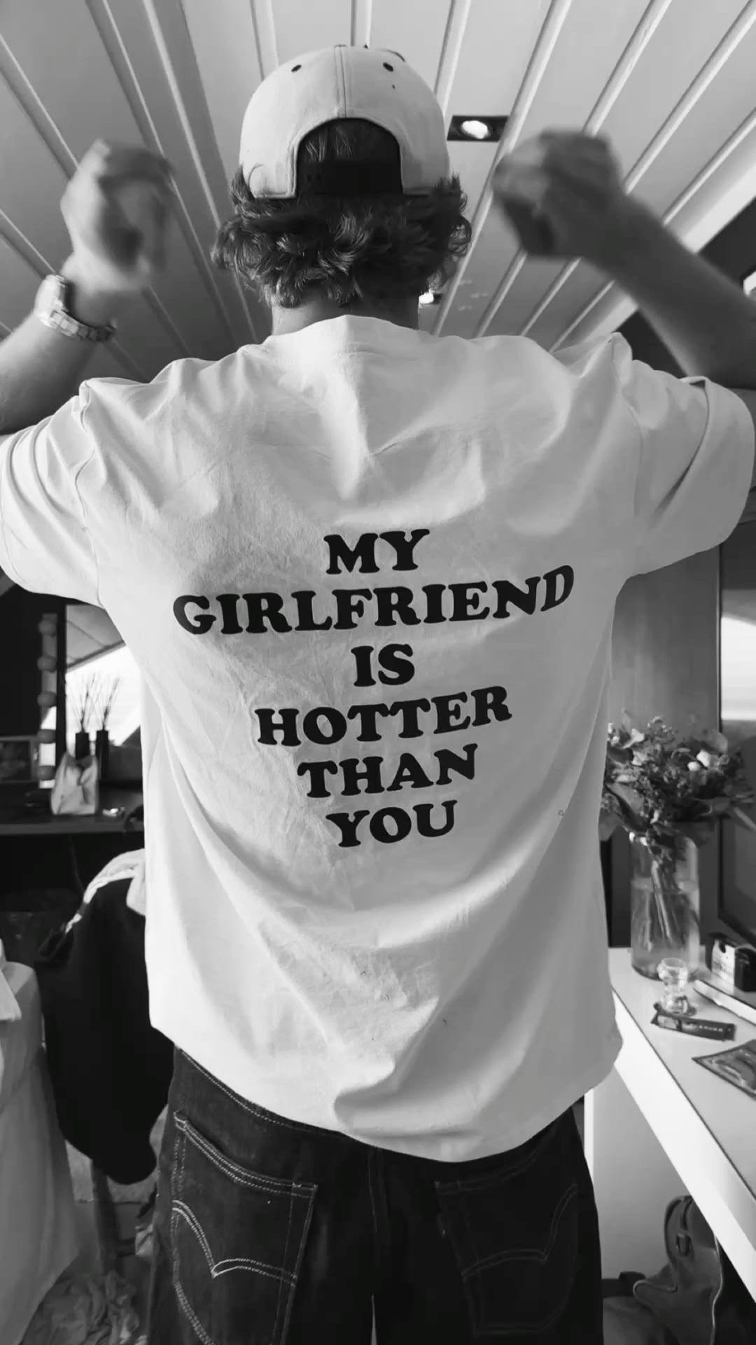 Better than yours oversized T-shirt, front view