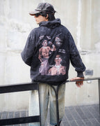 Travis Scott Acid Washed Hoodie hoodie, front view