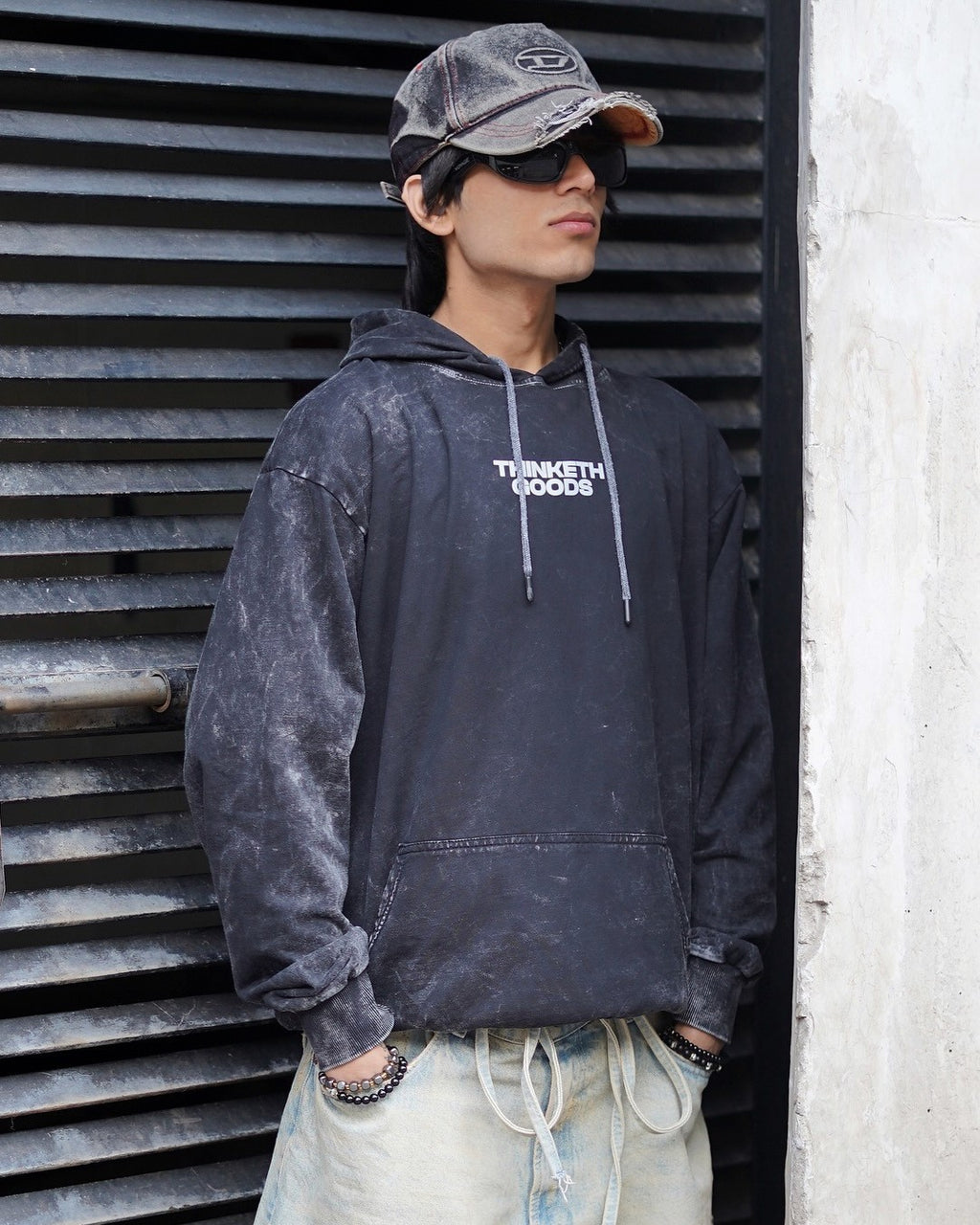 Travis Scott Acid Washed Hoodie hoodie, detail view 4