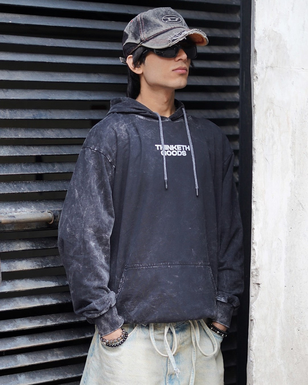 Travis Scott Acid Washed Hoodie hoodie, detail view 4