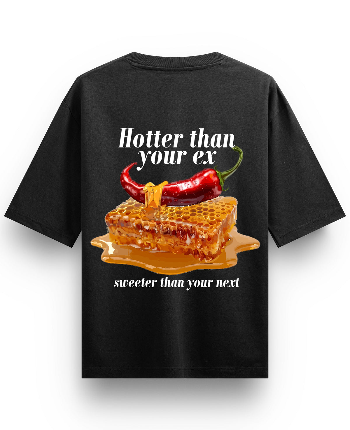 Black Oversized T-shirt Back Design