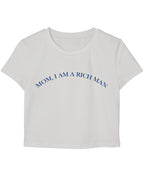 White Baby Tee Front Design