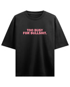 Black Oversized T-shirt Front Design