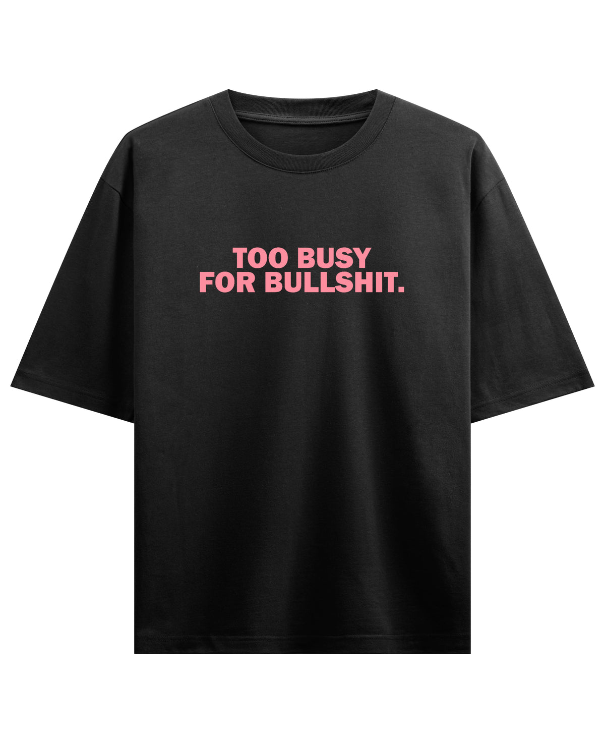 Black Oversized T-shirt Front Design