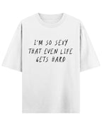 White Oversized T-shirt Front Design