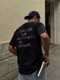 Souls are rare oversized T-shirt, front view