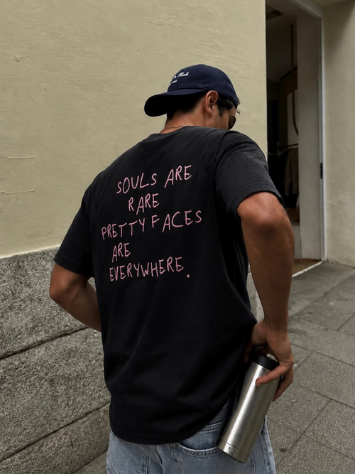 Souls are rare oversized T-shirt, front view