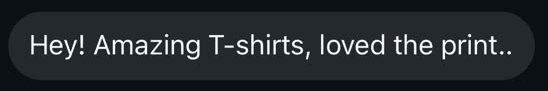 Hey! Amazing T-shirts, loved the print..