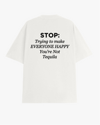 Are you Tequila? off-white oversized T-shirt, detail view 2